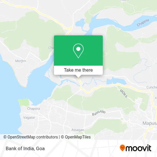 Bank Of India map