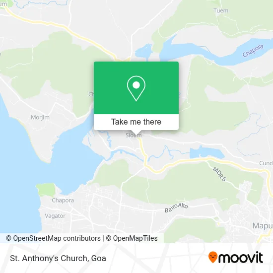 St. Anthony's Church map