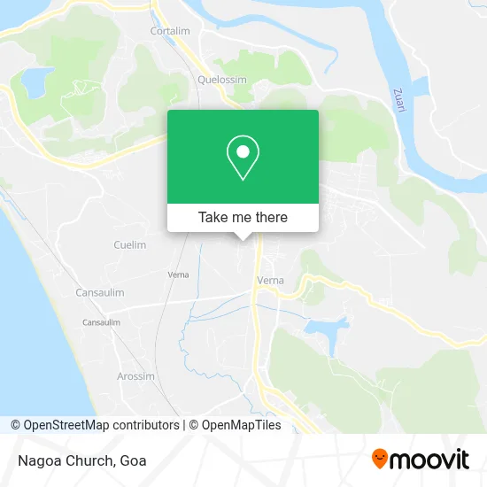 Nagoa Church map