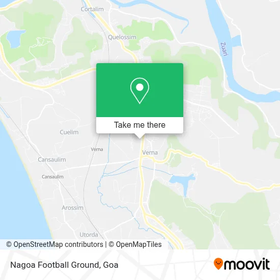 Nagoa Football Ground map