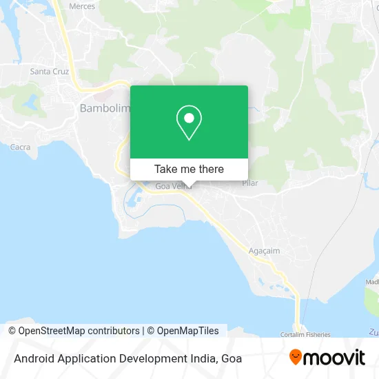 Android Application Development India map