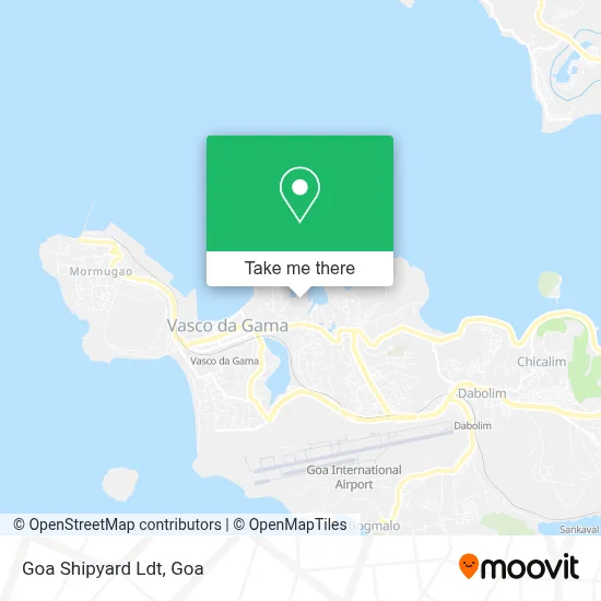 Goa Shipyard Ldt map