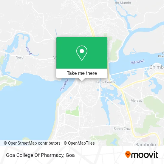 Goa College Of Pharmacy map