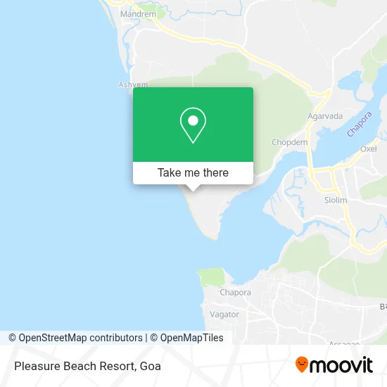 Pleasure Beach Resort map