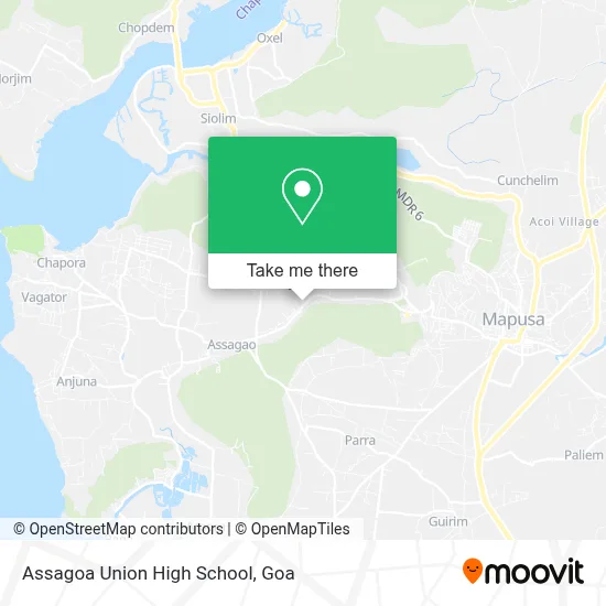 Assagoa Union High School map