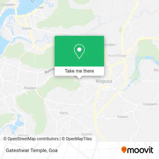 Gateshwar Temple map