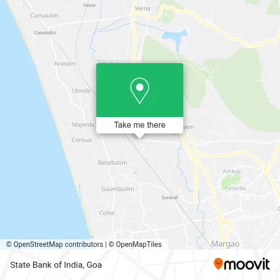 State Bank Of India map