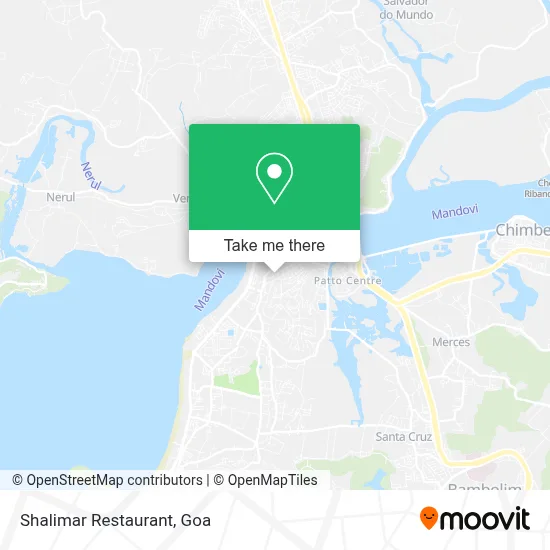 Shalimar Restaurant map