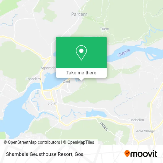 Shambala Geusthouse Resort map