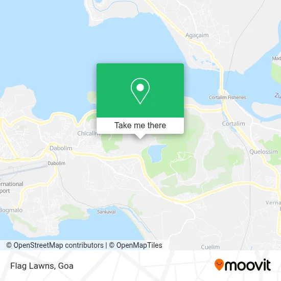 Flag Lawns map