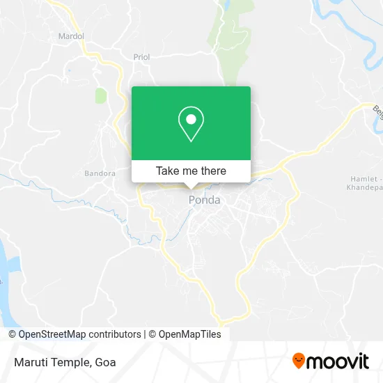 Maruti Temple map
