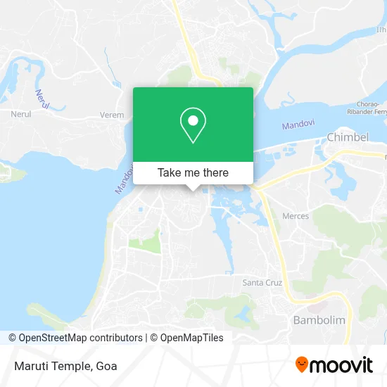 Maruti Temple map
