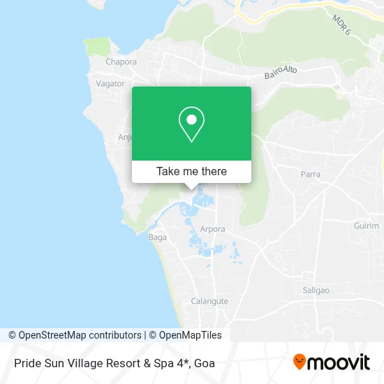 Pride Sun Village Resort & Spa 4* map