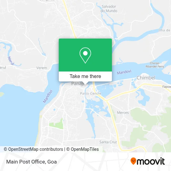 Main Post Office map