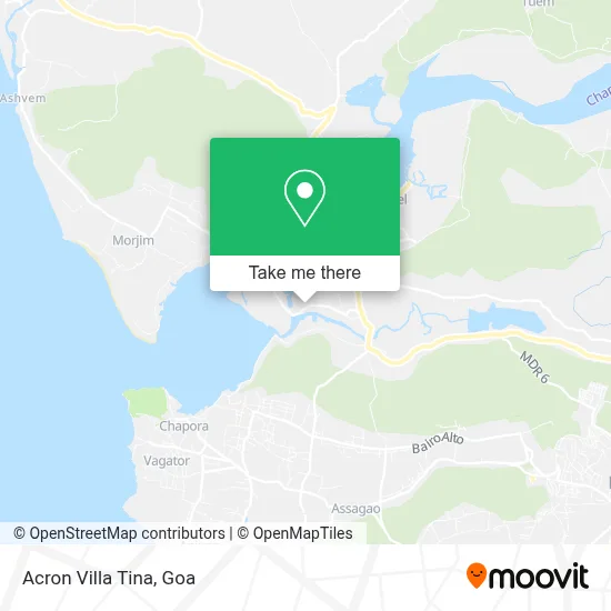 Acron Villa Tina map