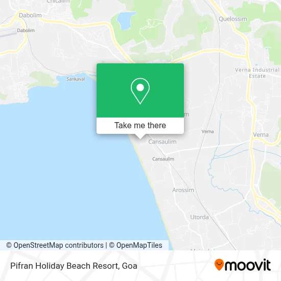 Pifran Holiday Beach Resort map