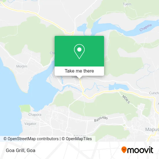 Goa Grill map
