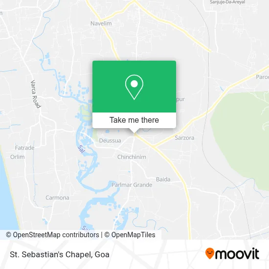 St. Sebastian's Chapel map