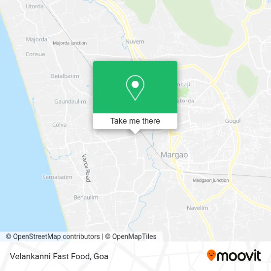 Velankanni Fast Food map