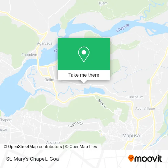 St. Mary's Chapel. map