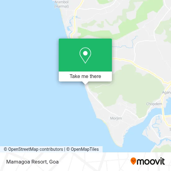 Mamagoa Resort map