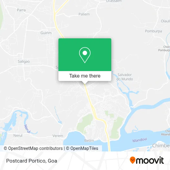 Postcard Portico map