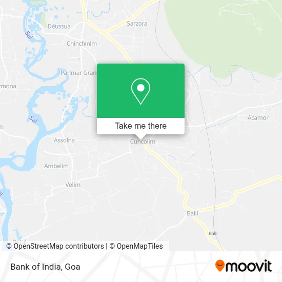 Bank Of India map