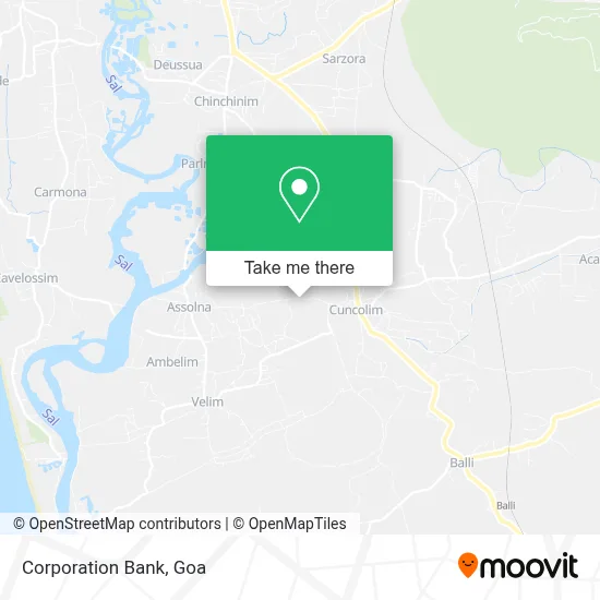 Corporation Bank map