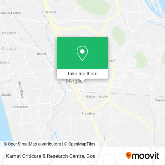 Kamat Criticare & Research Centre map