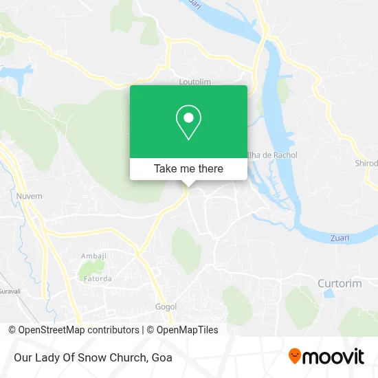 Our Lady Of Snow Church map