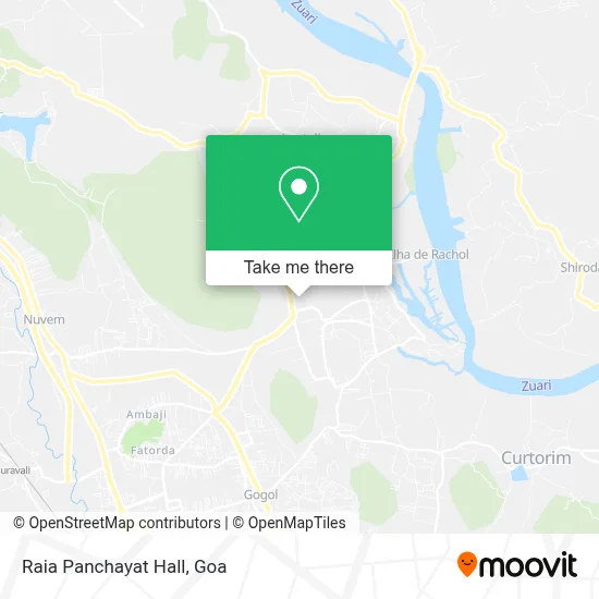 Raia Panchayat Hall map