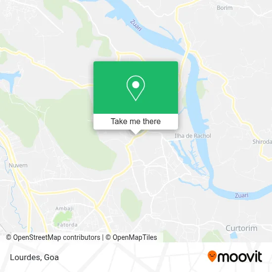 Lourdes map