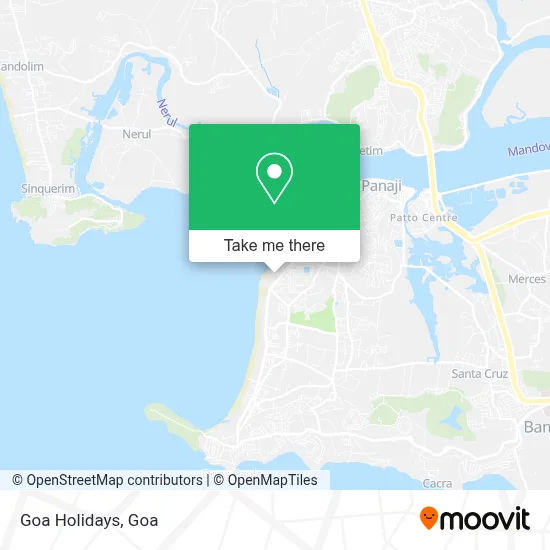 Goa Holidays map