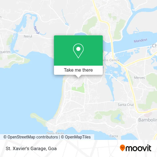 St. Xavier's Garage map