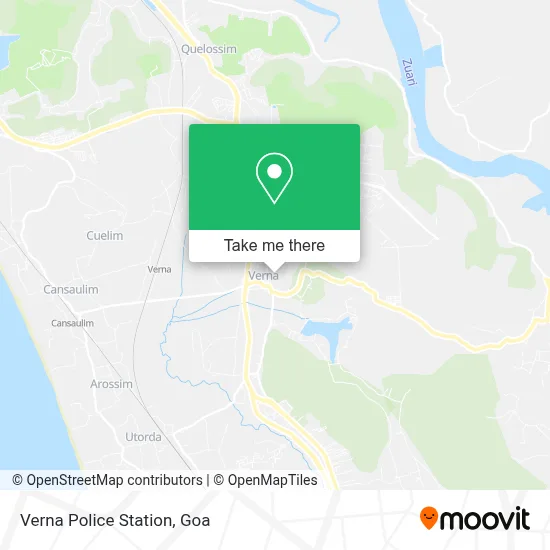 Verna Police Station map