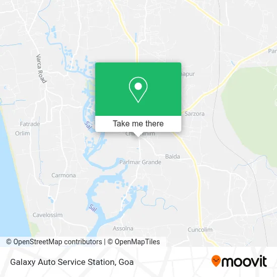 Galaxy Auto Service Station map