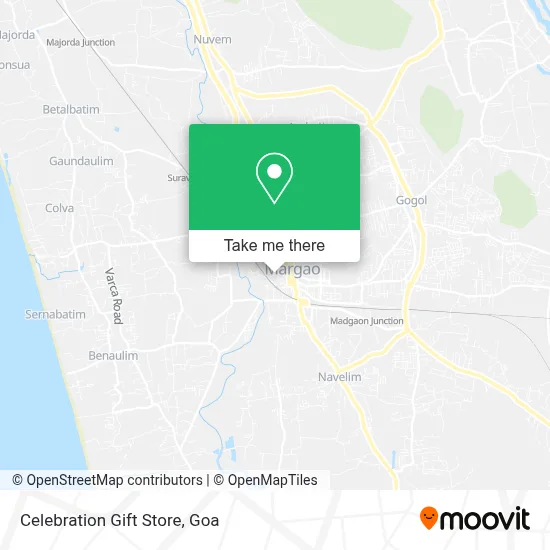 Celebration Gift Store map