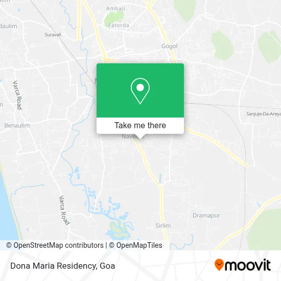 Dona Maria Residency map
