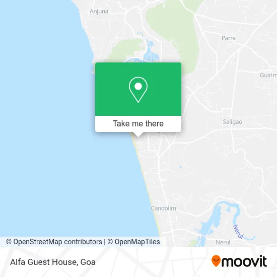 Alfa Guest House map