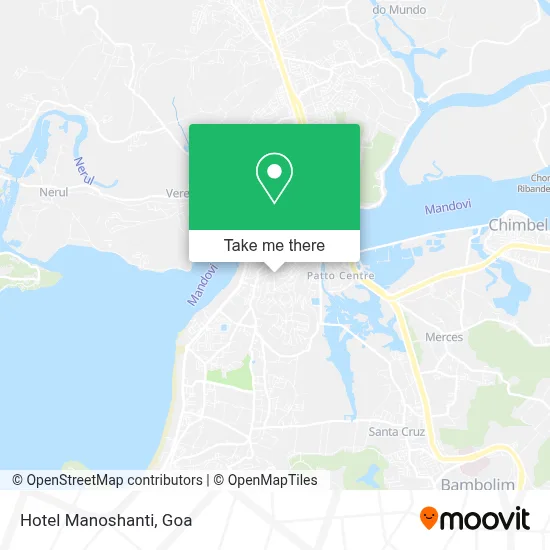 Hotel Manoshanti map