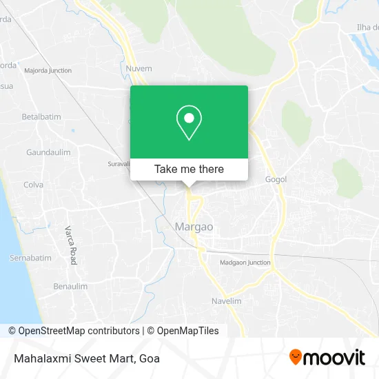 Mahalaxmi Sweet Mart map