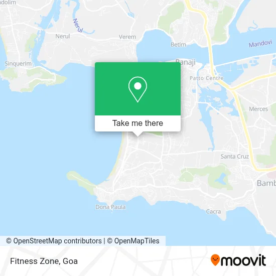 Fitness Zone map