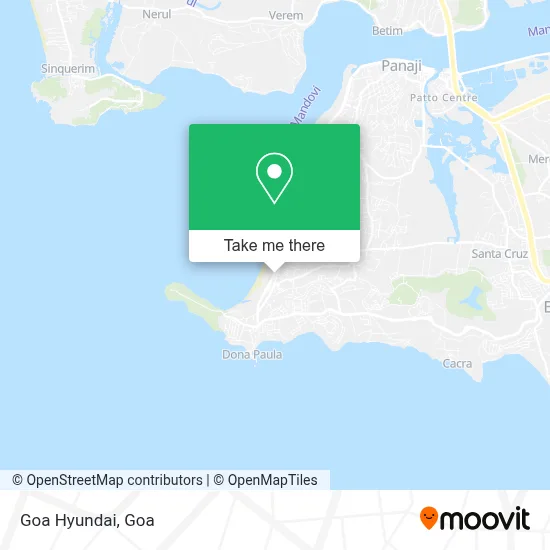 Goa Hyundai map