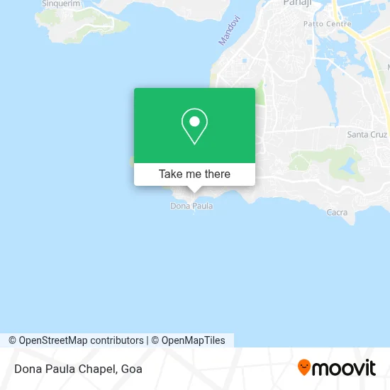 Dona Paula Chapel map