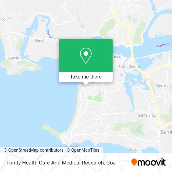 Trinity Health Care And Medical Research map