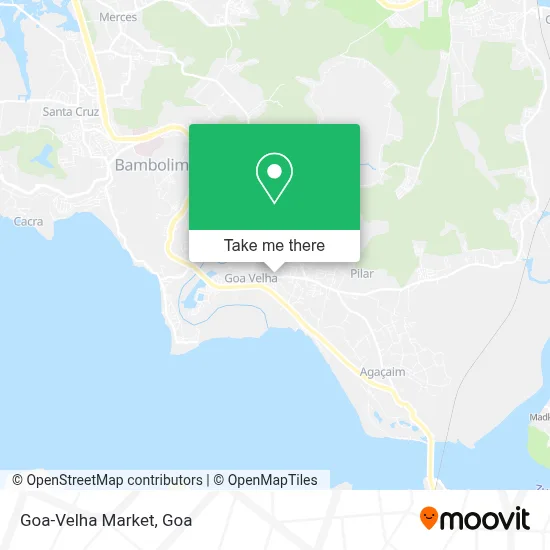 Goa-Velha Market map