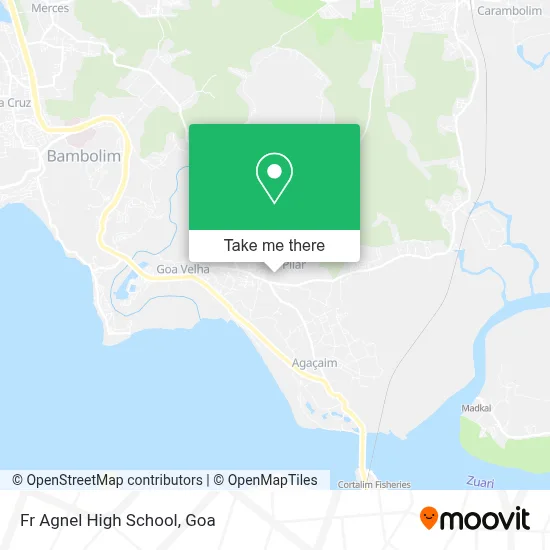 Fr Agnel High School map