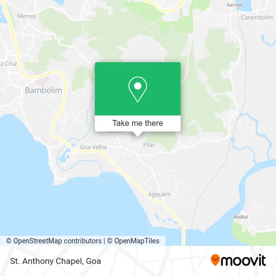 St Anthony Chapel map