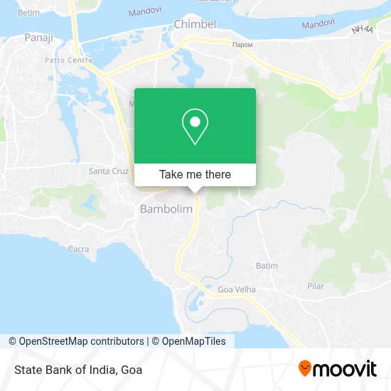 State Bank Of India map