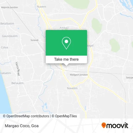 Margao Coco map
